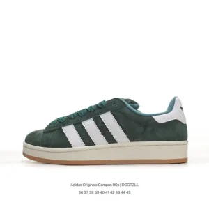 Adidas Originals Campus 00S Bread Shoe Black Suede White Gum Sole