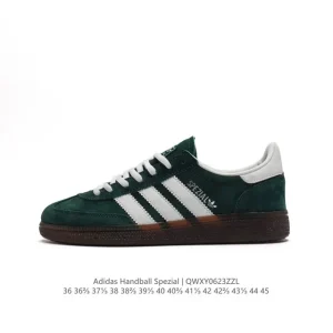 Adidas Handball Spezial Low Top Leather Sneakers Classic Three Stripes Vintage Style