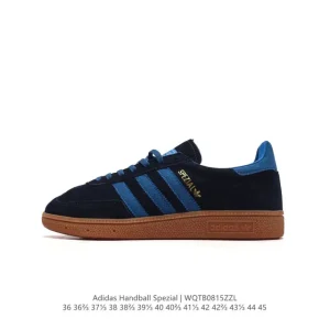 Adidas Handball Spezial Low-Top Leather Sneakers Classic Three Stripes Vintage Style