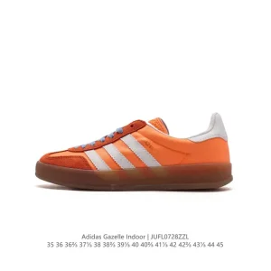 Adidas Originals Gazelle Indoor Retro Tricolor Gum Sole Classic Sneakers