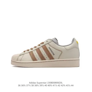 Adidas Superstar Classic Shell Toe Leather Sneakers for Men and Women