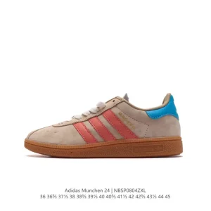 Adidas Munchen 24 T-Head Shoes Retro Vintage Style Casual Sneakers