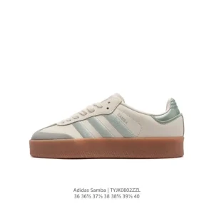 Adidas Originals Samba OG Shoes Classic Leather T-Toe Sneakers for Women