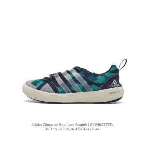 Adidas Climacool Boat Lace Graphic Water Shoe for Outdoor Hiking and Running