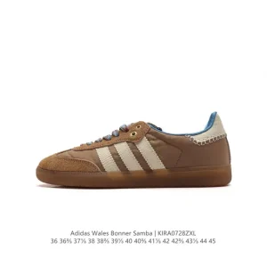 Wales Bonner x Adidas Originals Samba Classic Black Pony Leather Sneakers