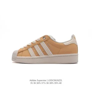 Adidas Superstar Classic Shell Toe Leather Sneakers for Women