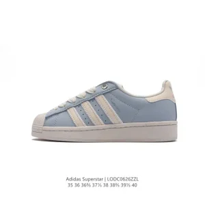 Adidas Superstar Classic Shell Toe Leather Sneakers for Women