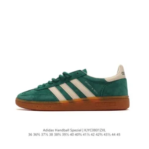 Adidas Handball Spezial Low Cut Leather Vintage Court Shoes