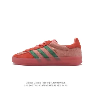 Adidas Originals Gazelle Indoor Vintage Retro Trainers with Gum Sole