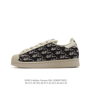 Adidas Superstar X Dior Collaboration Low-Top Casual Sneakers