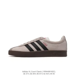 Adidas Vl Court Classic Shoes Vintage Style Sneakers for Men and Women