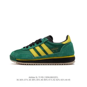 Adidas SL 72 Shoes Classic Retro Low-Top Sneakers with Canvas and Suede