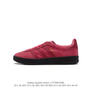 Adidas Originals Gazelle Indoor Retro Trainers Classic Gum Sole Sneakers