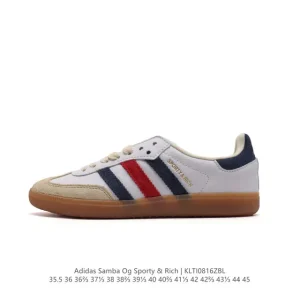 Adidas Samba OG Sporty & Rich Collaboration Leather Football Sneakers