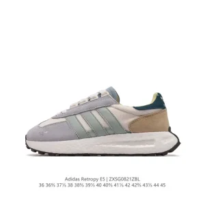 Adidas Retropy E5 Low-Top Classic Running Shoes with Boost Technology