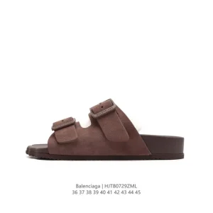 Balenciaga Men's and Women's Summer Beach Slides Sandals