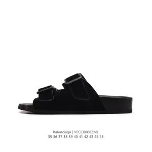 Balenciaga Men's and Women's Summer Beach Slides Sandals