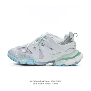 Balenciaga Track Trainers 3.0 Retro Running Shoes White Black
