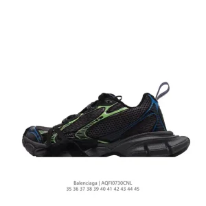 Balenciaga 3XL Sneakers 3+ Series Low-Top Retro Dad Shoe with Vintage Foam Sole