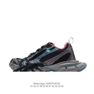 Balenciaga 3XL Sneaker 3+ Series Low-Top Retro Dad Shoe with EVA Sole