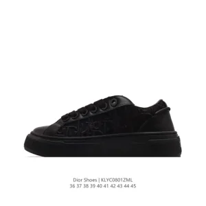 Dior Oblique Low-Top Sneakers for Women with Thick Sole