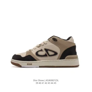 Dior B30 Low-Top Sneakers White Leather with Rubber Sole