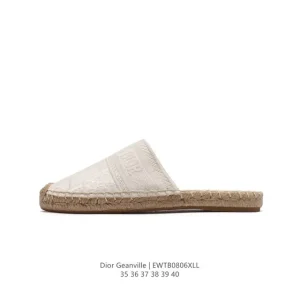 Dior Classic Fisherman Sandals with Iconic Logo and Comfortable Design