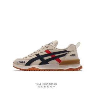 Fendi 2024 Spring Festival Retro Platform Sneakers for Men and Women
