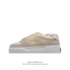 Fendi 2024 Spring Festival Retro Chunky Sole Sneakers for Men and Women