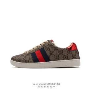 Gucci GG Canvas Sneaker Vintage Unisex Retro Style Shoes