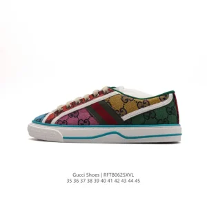 Gucci GG Canvas Sneaker Classic Vintage Unisex Retro Shoes