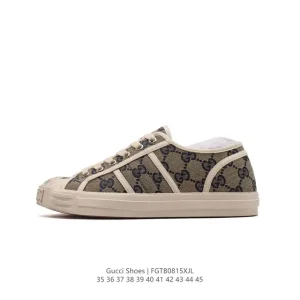 Gucci GG Canvas Sneaker Classic Vintage Unisex Shoes
