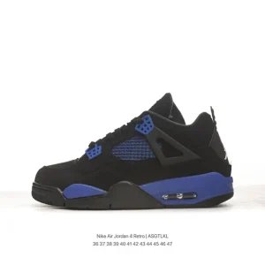 Nike Wmns Air Jordan 4 Retro Off Noir Sneakers for Men and Women