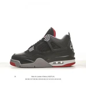 Nike Wmns Air Jordan 4 Retro Off Noir Sneakers