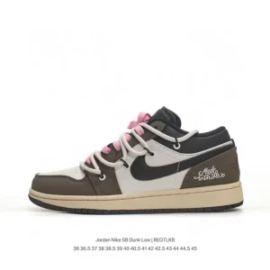 Jordan 1 Low Off-White Navy Panda SB Dunk Custom Sneakers