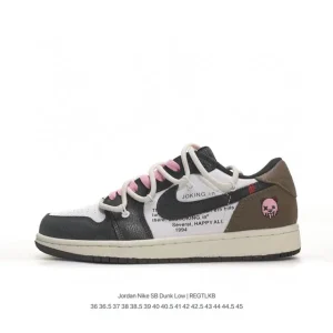 Jordan 1 Low Off-White Custom Navy Panda SB Dunk Low Shoes