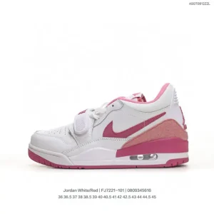 Jordan Legacy 312 Low White Red 23 Men's Women's Basketball Shoes Fj7221-101