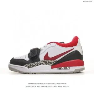 Nike Air Jordan Legacy 312 Low GS White Red 23 Basketball Shoes