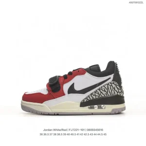 Jordan Legacy 312 Low White Red 23 Gs Basketball Shoes Fj7221-101