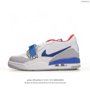 Jordan Legacy 312 Low White Red 23 Men's Women's Basketball Shoes