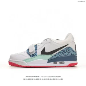 Jordan Legacy 312 Low White Red Fj7221-101 Basketball Shoes