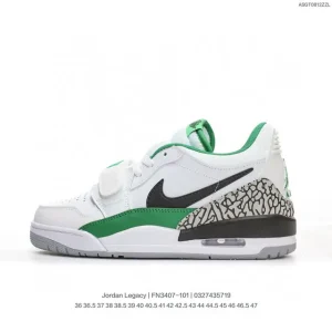 Jordan Legacy 312 Low Gs White Red 23 Fj7221-101 Basketball Shoes