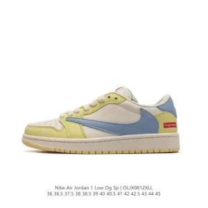 Travis Scott x Air Jordan 1 Reverse Mocha Low Top Sneaker