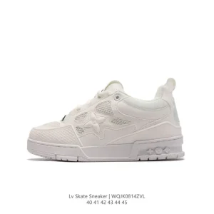 Louis Vuitton Men's Skate Sneaker with Grained Cowhide Leather
