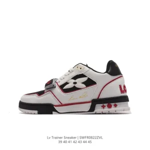 Louis Vuitton LV Trainer Sneaker Low Men Fashion Thick Sole Elevated Sports Shoes