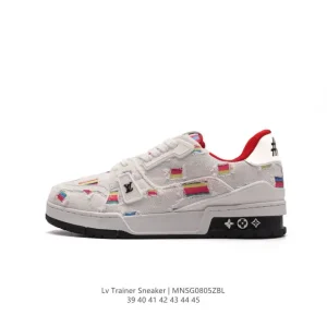 Louis Vuitton Trainer Sneaker Low Canvas Men's Basketball Lifestyle Shoe
