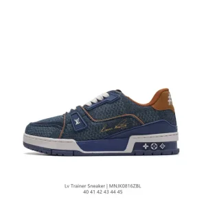 Louis Vuitton Trainer Sneaker Low Men's Basketball Shoes