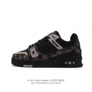 Louis Vuitton Trainer Sneaker Low Fashion Luxury Comfortable Thick Sole Shoes