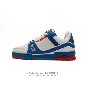 Louis Vuitton Trainer Sneaker Low Fashion Luxury Comfortable Thick Sole Shoes
