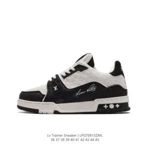 Louis Vuitton LV Trainer Sneaker Low Fashion Thick Sole Elevated Shoes